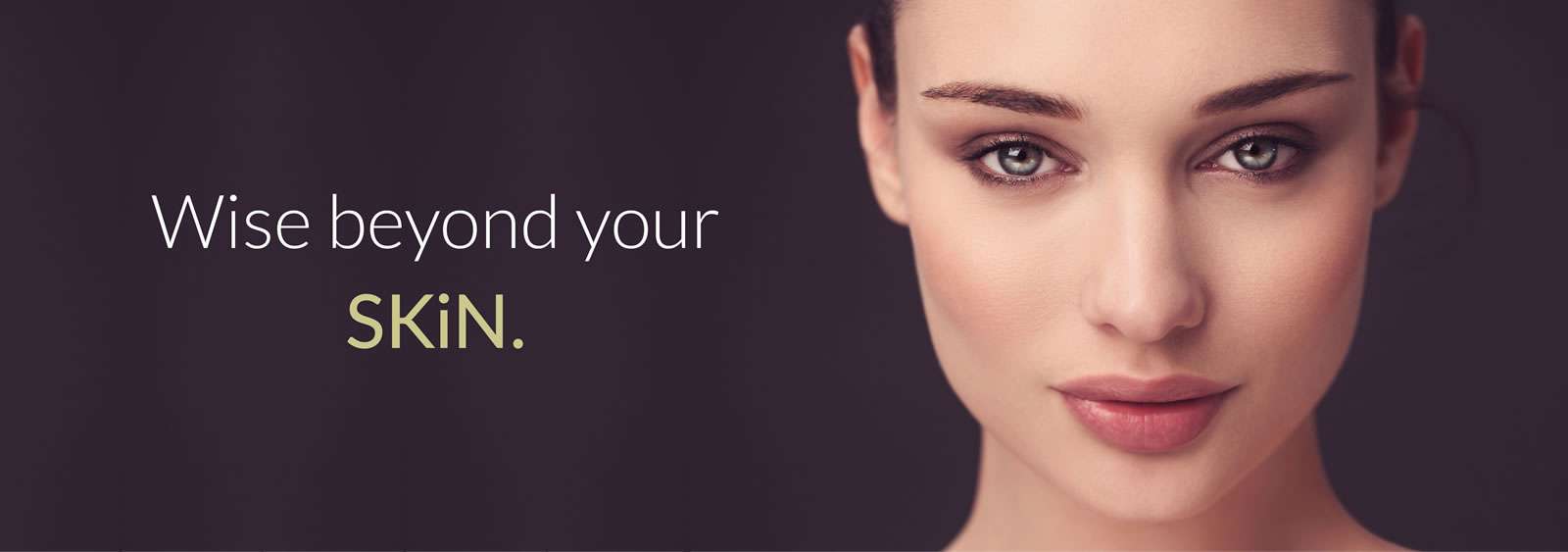 Woman's face with smooth healthy skin